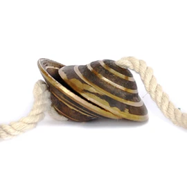 Hand Made Kansa Manjeera Mini Pure Kansa Bell Metal Clapper an Indian Cymbal - 2X2 DH (Inches)