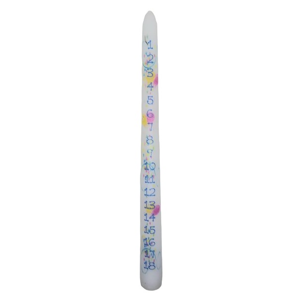 Birthday Countdown Candle - Multi Color - 1-18 Years 10