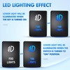 Nilight Fog Lights Push Button Switch 12V ON Off Switch