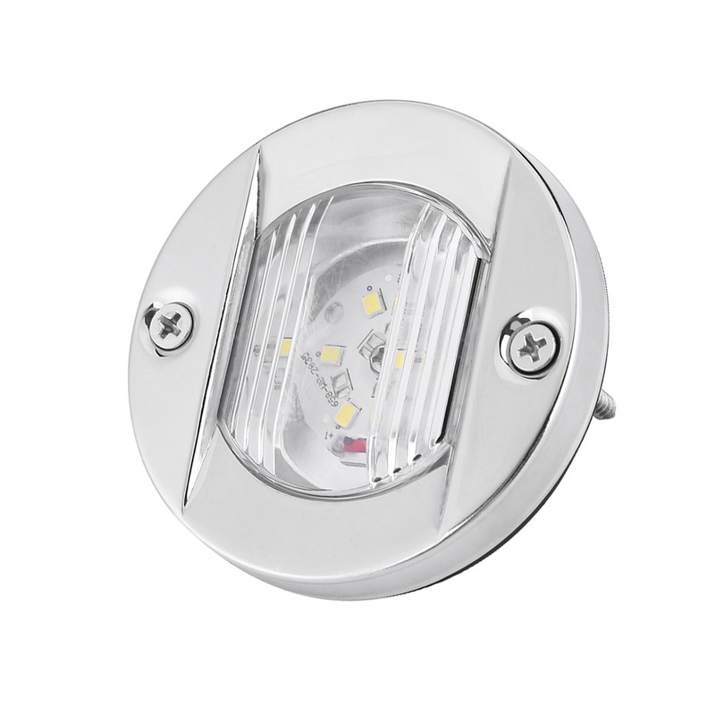 12V Marine Boat Transom White LED Stainless Steel Waterproof Anchor