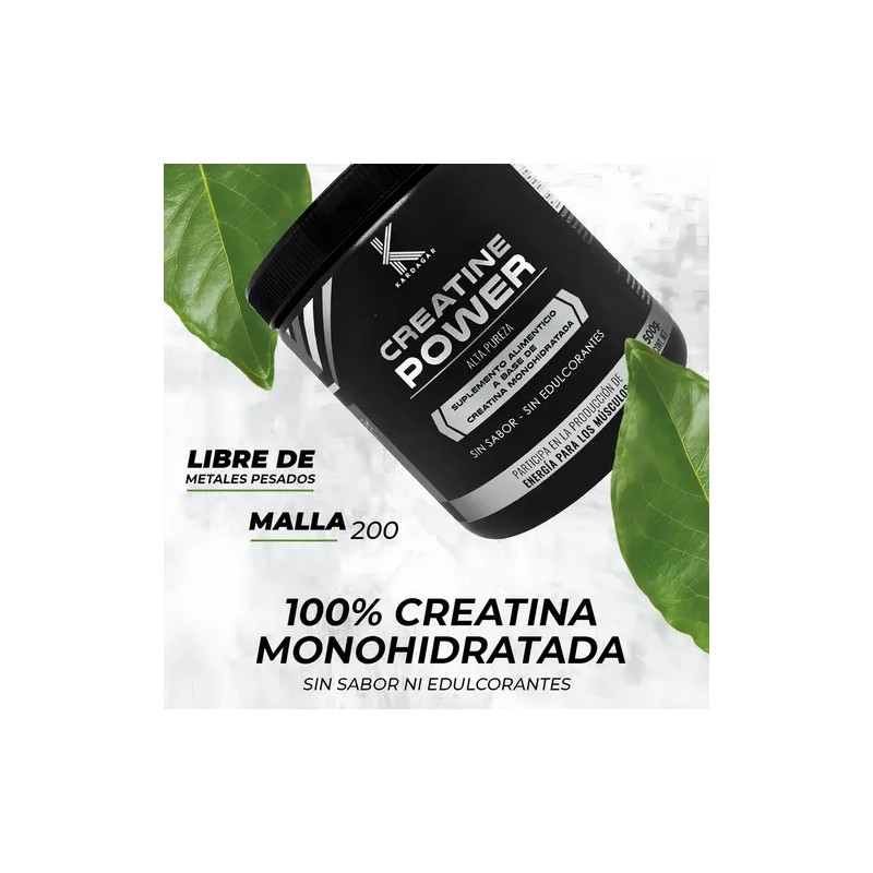 Creatina Monohidratada Kardagar Power Alta Pureza 500g