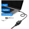 Cople RJ45 Cat5/6/7/8 Zcgoingtech Adaptador Ethernet Alta Velocidad 10Gbps