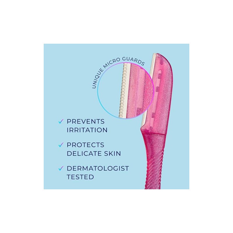 Schick Hydro Silk Touch-Up Multipurpose Exfoliating Dermaplaning Tool with Precision