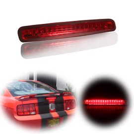 GTINTHEBOX Red Len LED 3rd Brake Light for 2005-2009 Ford Mustang,Powered by 16 Super Bright Red LED