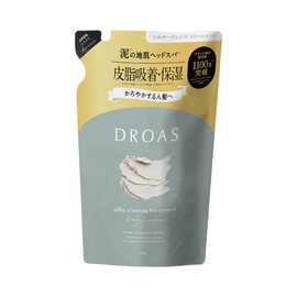 DROAS DRORAS | Renewal [Silky Cleans] Treatment, 12.3 oz (350 g), Breezy Savon Scent, Smooth, Hair Care, Doroasu, Moisturizing, Clay