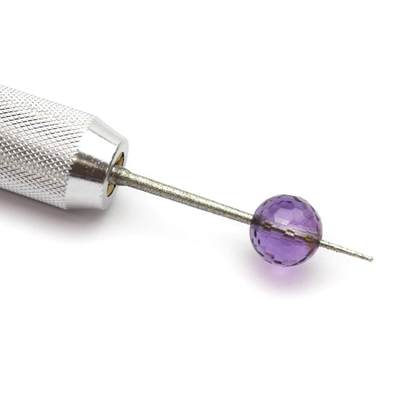 Happy Bomb with 3 Diamond Tips Bead Reamer, 4.5 inches