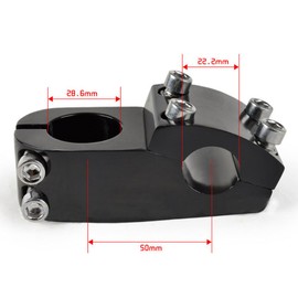 SENQI BMX Short Reach Stem Lightweight Aluminum CNC 0.9 x 1.1 x 2.0 inches (22.2 x 28.6 x 50 mm)