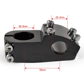 SENQI BMX Short Reach Stem Lightweight Aluminum CNC 0.9 x 1.1 x 2.0 inches (22.2 x 28.6 x 50 mm)