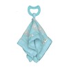 Muslin Snuggle Blankie Teether Made from Organic Cotton, Textures and