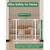 PLZOIT Baby Gate for Stairs, 30'' Tall, 29.5-40.5" Wide Dog