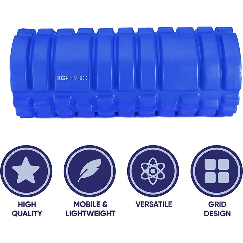 KG Physio Foam Roller - Massage Roller for Legs, Back