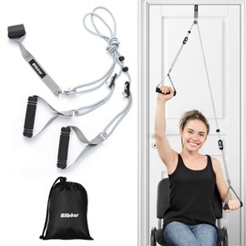 Shoulder Trainer Pulley for Physiotherapy at Home, Shoulder Physiotherapy Pulley for Rehabilitation/Shoulder Trainer, Over the Door Pulley System for Shoulder Exercises (Blue)