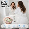 Face Bowl for Ice with Built-in Ice Tray, Oval Ice