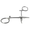 HTS 226H4 4" Stainless Steel Locking Fisherman's Hemostat with Scissors