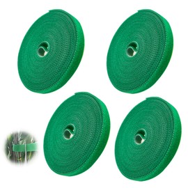 Giococo 4-Pack Plant Tape Reusable Adjustable Plant Ties for Climbing Plants Gentle Garden Support Straps