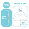 totes Clear Bubble Umbrella with Dome Canopy, Lightweight Design, Wind