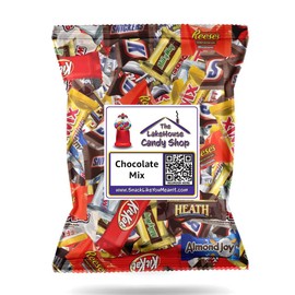Bulk Assorted Chocolate Candy - 2 Pound Variety Pack - Snickers, Kit Kat, Milky Way, Twix, M&Ms, Reese's, Hershey, Hundred Grand and More by The LakeHouse