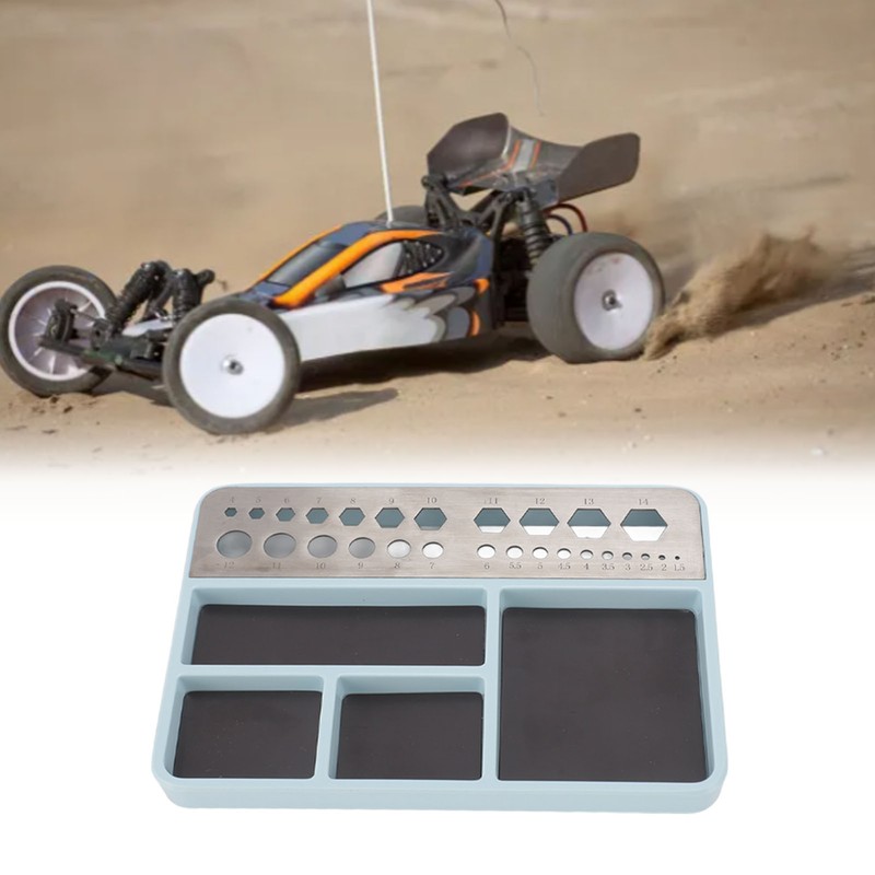 Magnetic RC Screw Tray Portable Professional RC Repair Tool Tray