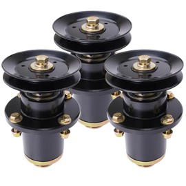 JSXDNWYJ 037-6015-00 037-6015-50 Spindle 033-6003-00 Pulley Fit for Bad Boy Mower, Spindle Assembly Compatible with Bad Boy 42" 48" 54" Decks(3Pack)