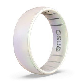 Enso Rings Classic Legend Silicone Ring - A Silicone Ring Made in The USA - an Ultra Comfortable, Breathable, and Safe Silicone Ring - Men's and Women's Silicone Wedding Ring (Unicorn, 12)