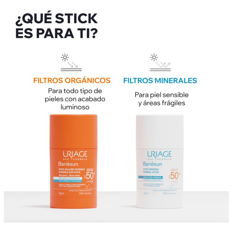 Uriage Bariesun Stick Solar Invisible SPF 50+ En Barra 18Gr,
