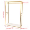 Multi-functional Metal Garment Rack, Displays Wedding Dresses, Holds Wedding Shoes,