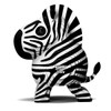 Eugy Zebra 3D Puzzle, 26 Piece Eco-Friendly Educational Learning Puzzles