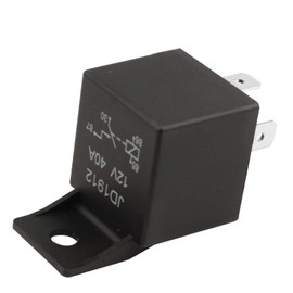 Futheda 2 x Standard Car Relay 4 Pin 12V 40A JD1912 SPST for Cars, Trucks, Vans, Motorcycles, Boats