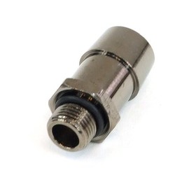 13mm (1/2") Schlauchanschluss G1/8 mit O-Ring (High-Flow) - black nickel