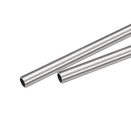 uxcell 304 Stainless Steel Capillary Tube, OD 7.5mm x 0.8mm Wall Thick 250mm Length Metal Tubing for Industry Machinery, 2Pcs