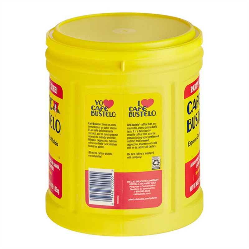 FixtureDisplays Cafe Bustelo Espresso Ground Coffee Can 36 oz. WS-110BSCN0055