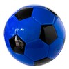 Football for Training or Match Size 5 Black and Blue