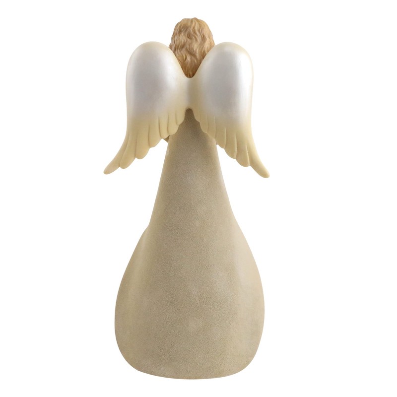 Enesco Foundations Hail Mary Rosary Beads Prayer Angel Figurine, 7.68