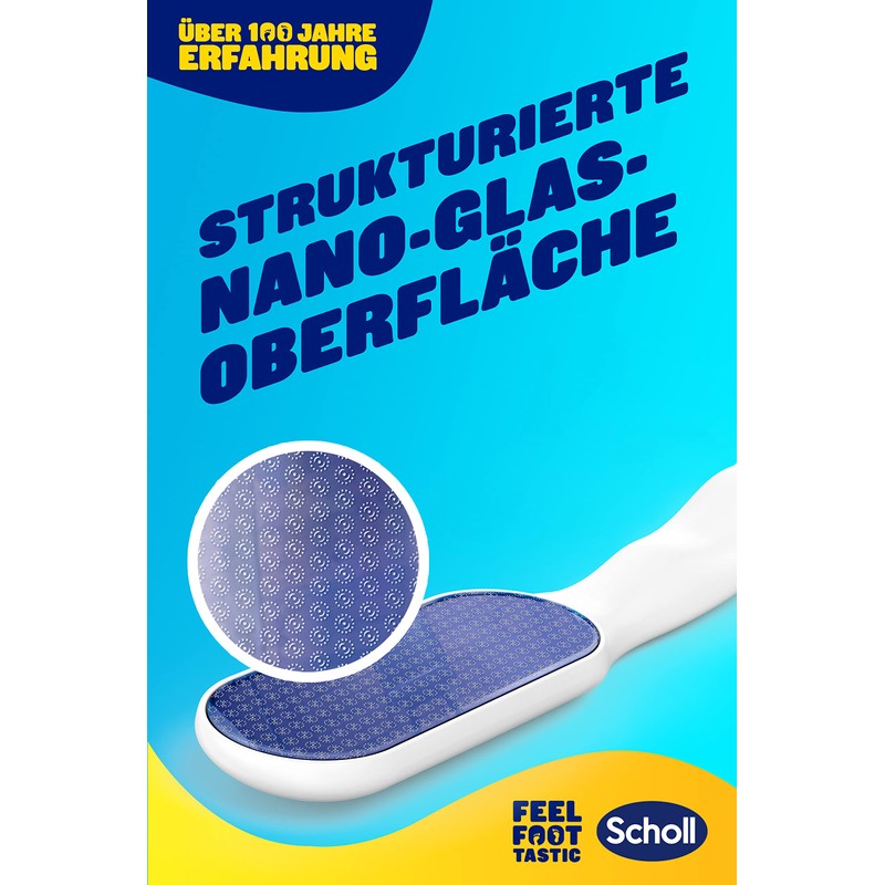 Scholl Manual nano glass foot file for gentle callus removal