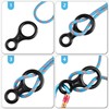 TRIWONDER 35KN Aluminum Climb Figure 8 Descender Rigging Plate Rappel