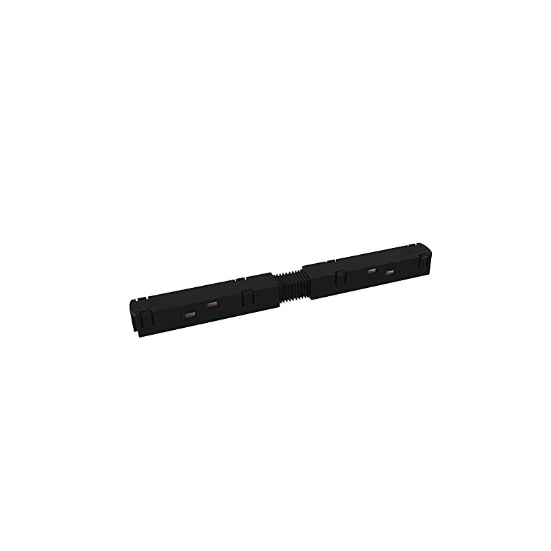 Maytoni Track Lighting Straight Connector for Magnetic Rail Systems, Black,