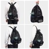 WANDF Swim Bag Mesh Drawstring Backpack with Wet Pocket for