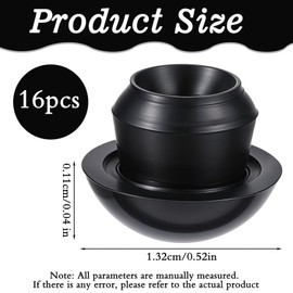 16 Pcs Hydraulic Jack Oil Filler Plug Black Floor Bottle Jack Accessories Parts Conical Bottle Rubber Jacks Plug for Floor Jacks Top Pressure Rod Reservoir Fill Hole