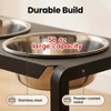 Flodomix Metal Elevated Dog Bowls, Raised Dog Bowls for Medium/Large