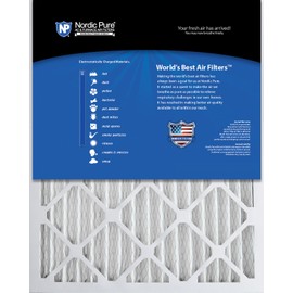 Nordic Pure 18x18x2 Pleated MERV 12 Air Filters 12 Pack