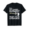 Left Handed Guitarist Lefty Guitar Player Retro Shredder T-Shirt