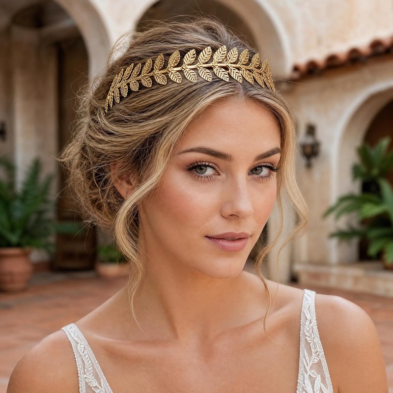 Juego de Joyas para Mujer Romano Laurel Hojas Corona