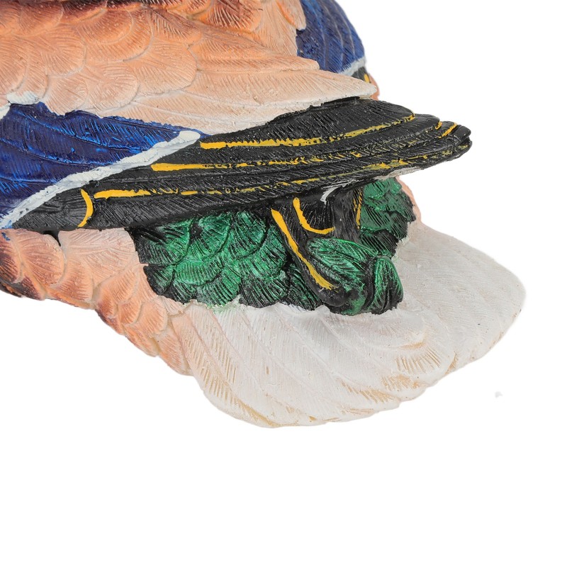 Simulation Water Floating Duck Sculpture Ornament Synthetic Resin Artware Fountain