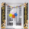 Birthday Party Banner Decorations Set, Include Fabric Happy Birthday Porch