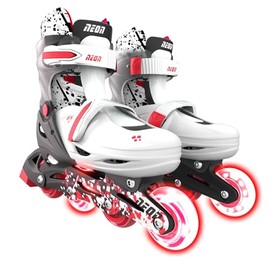 NEON Combo Cyber Skates (12-2) RED/Black