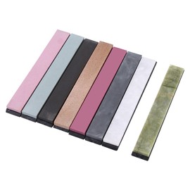 8Pcs Sharpening Whetstone Set Oilstone Grindstone Polishing Sharpener Stone with Non-slip Base 240/400/800/1500/3000/5000/8000/10000 Grit