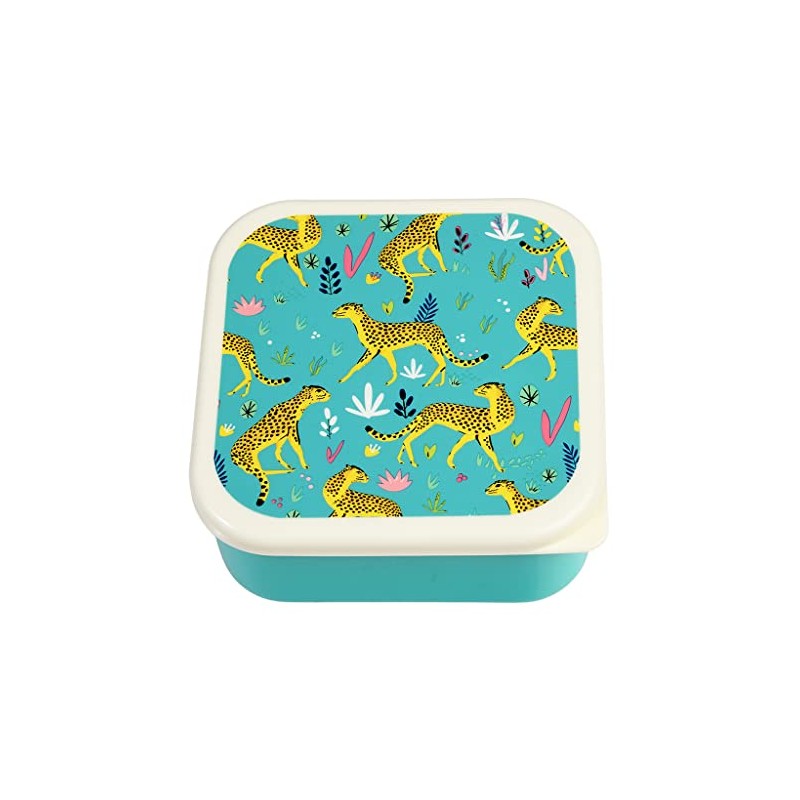 Cheetah Reusable Snack Boxes (Set of 3)