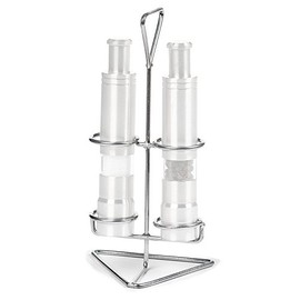Fletchers' Mill Pump and Grind Table Top Stand, Perfect For Holding Two Pump & Grind Mills