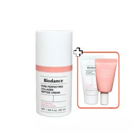 Biodance 바이오던스 포어 퍼펙팅 콜라겐 펩타이드 크림 50ml(+크림 10ml+세럼 10ml) Biodance Pore Perfecting Collagen Peptide Cream 50ml (+Cream 10ml +Serum 10ml) [Cream 50ml + Cream 10ml + Serum 10ml]