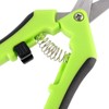 PINGEUI 12 Pack 6.5 Inches Green Micro Tip Pruning Snips,